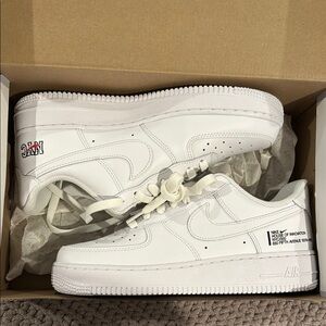 Nike White Air Force 1 Sneakers